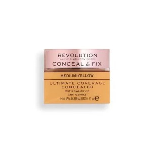 Revolution - Conceal & Fix Ultimate Coverage Concealer - Medium Yellow