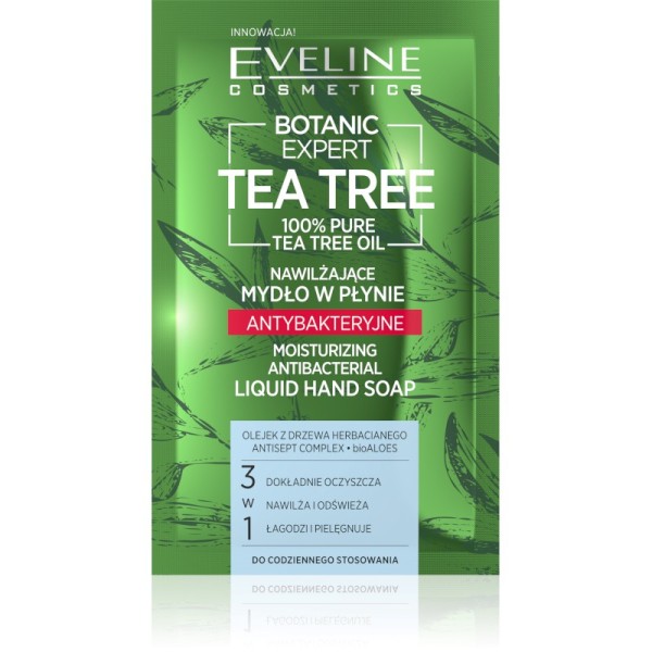 Eveline Cosmetics - Handseife - Botanic Expert Tea Tree Moisturizing Antibacterial Liquid Hand Soap