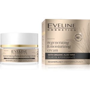 Eveline Cosmetics - Organic Gold Regenerating & Moisturizing Cream with Organic Aloe Vera