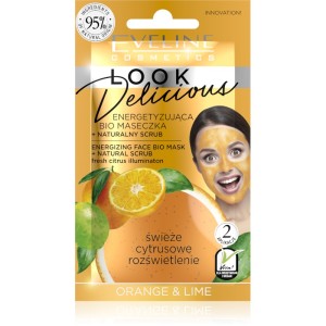 Eveline Cosmetics - Gesichtsmaske - Look Delicious Face Mask Fresh Citrus Illumination