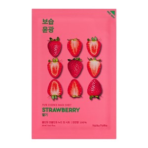 Holika Holika - Gesichtsmaske - Pure Essence Mask Sheet - Strawberry
