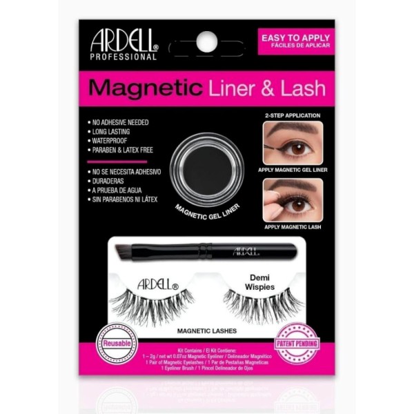 Ardell - Ciglia finte e eyeliner - Magnetic Liquid Liner & Lash - Demi Wispies