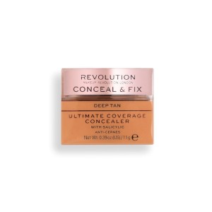 Revolution - Conceal & Fix Ultimate Coverage Concealer - Deep Tan