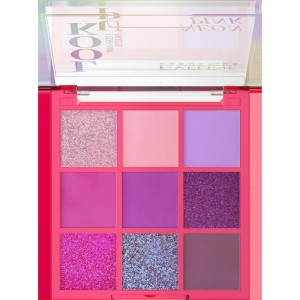 Eveline Cosmetics - Lidschattenpalette - Eyeshadow Palette LOOK UP 9 Colors Neon Pink