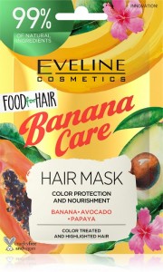 Eveline Cosmetics - Food For Hair Banana Care Hair Mask 20ml