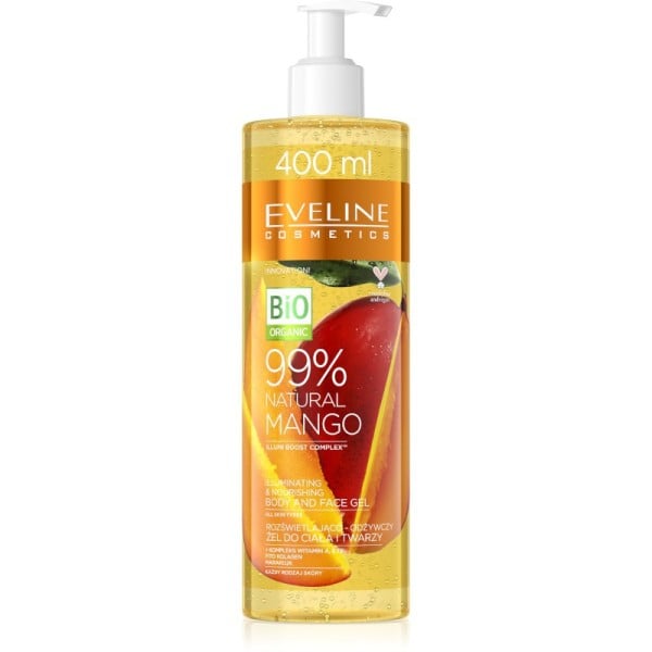 Eveline Cosmetics - Gesichts- & Körpergel - Bio Organic - 99% Natural Mango Body & Face Gel - 400ml