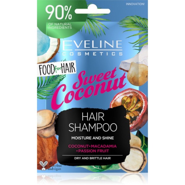 Eveline Cosmetics - Food For Hair Sweet Coconut Hair Shampoo 20ml