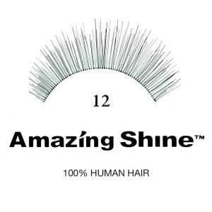 Amazing Shine - Falsche Wimpern - Wimpernbänder - Nr. 12 - Echthaar