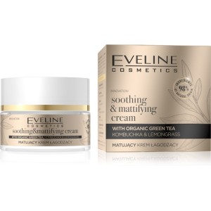 Eveline Cosmetics - Gesichtscreme - Organic Gold Soothing & Mattifying Cream with Organic Green Tea