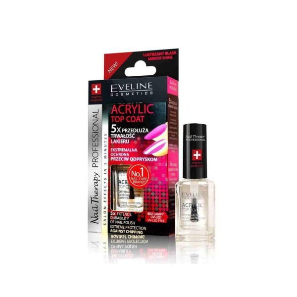 Eveline Cosmetics - Nagellack - Nail Therapy Acrylic Top Coat 12Ml