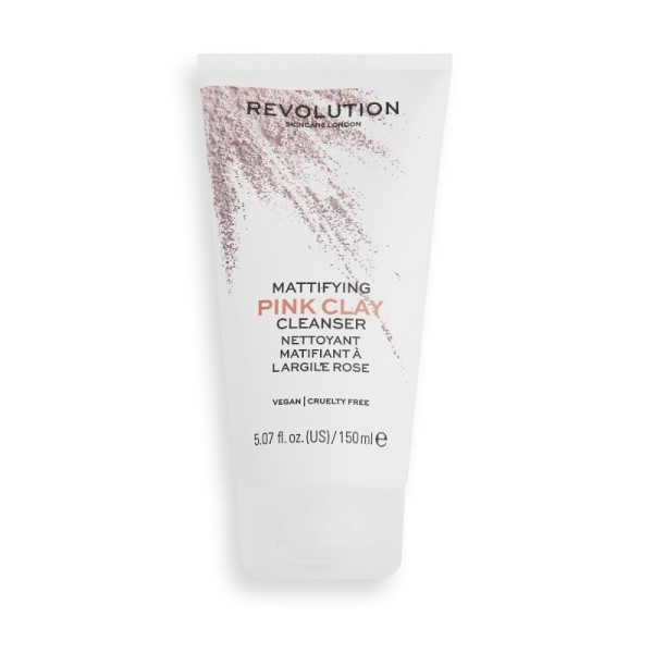 Revolution - Crema detergente per il viso - Skincare Mattifying Pink Clay Cleanser