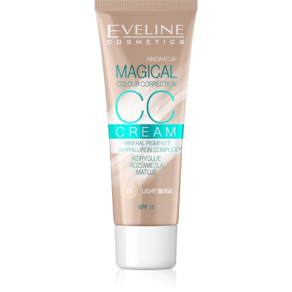 Eveline Cosmetics - CC Cream - CC Cream Magical Colour Correction - 50 Light Beige