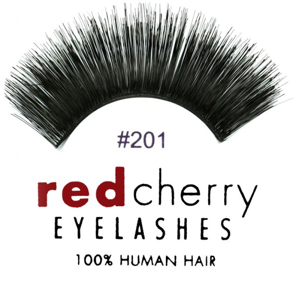 Red Cherry - False Eyelashes No. 201 LaRou - Human Hair
