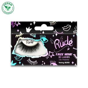 RUDE Cosmetics - Falsche Wimpern - Essential Faux Mink 3D Lashes - Vexing