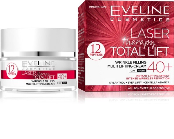 Eveline Cosmetics - Gesichtscreme - Laser Therapy Anti-Aging Tag- und Nachtcreme 40+