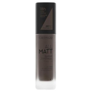 Catrice - Foundation - online exclusives - All Matt Shine Control Make Up - 097 C Cool Ebony