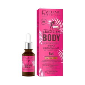 Eveline Cosmetics - Bräunungstropfen - Brazilian Body Concentrated Self- Tan Drops Face&Body