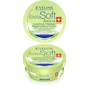 Eveline Cosmetics - Gesichts- und Körpercreme - Soft Bio Olive intensiv regenerierende Creme