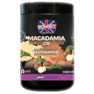 Ronney Professional - Maschera per capelli - Macadamia Oil Restorative Therapy Mask - 1000ml