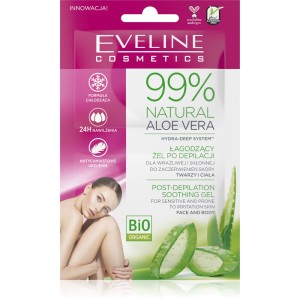 Eveline Cosmetics - 99% Aloe Vera Post Depilation Soothing Gel