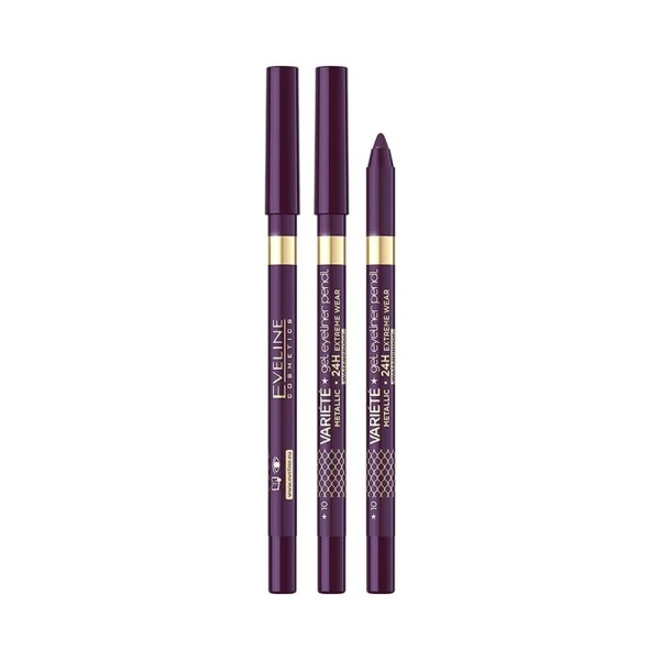 Eveline Cosmetics - Gel Eyeliner Pencil - Variete Gel Eyeliner Pencil 10 Aubergine