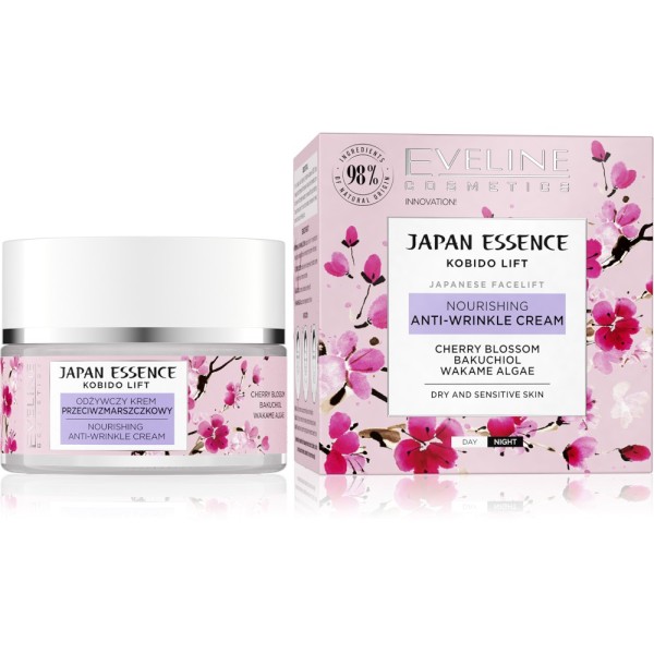 Eveline Cosmetics - Japan Essence Nourishing Anti-Wrinkle Cream - 50ML
