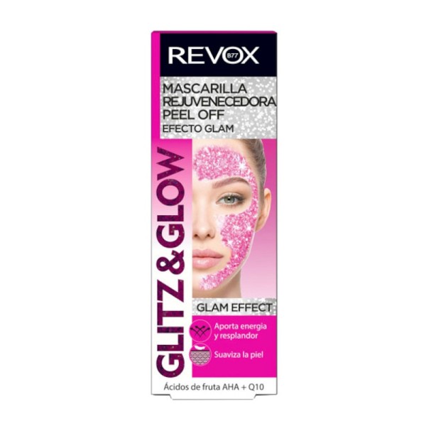 REVOX Glitz & Glow Peel Off Mask - Pink