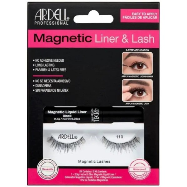 Ardell - Ciglia finte e eyeliner magnetico - Magnetic Liquid Liner & Lash - 110