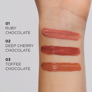 Eveline Cosmetics - Lipgloss - Choco Glamour Vinyl Gloss Lip Liquid - No. 2 - 4,5ml
