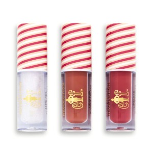 I Heart Revolution - Lipgloss Set - x Elf Candy - Cane Forest Pout Bomb Trio