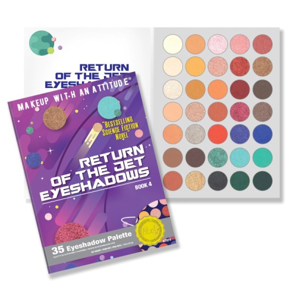 RUDE Cosmetics - Lidschattenpalette - Return Of The Jet Eyeshadows 35 Eyeshadow Palette - Book 4