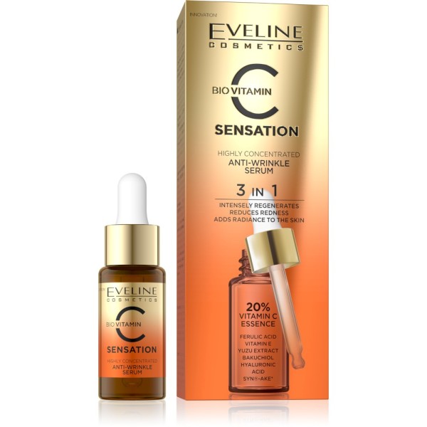 Eveline Cosmetics - Siero per il viso - C Sensation Highly Concentrated Anti-Wrinkle Serum
