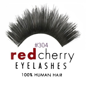 Red Cherry - False Eyelashes Nr. 304 Giovanna - Human Hair