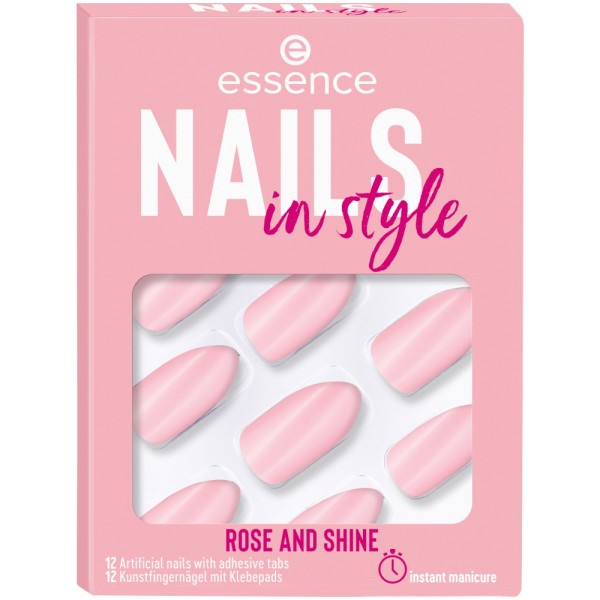 essence - Fake Nail - Nails In Style 14 - ROSE AND SHINE