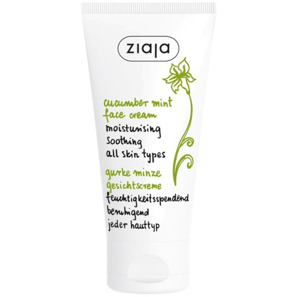 Ziaja - Cucumber Mint Face Cream - Moisturising & Soothing
