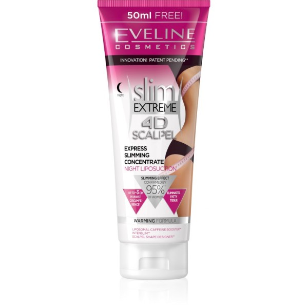 Eveline Cosmetics - Bodylotion- Slim Extreme 4D Scalpel Express Slimming Concentrate Night Liposucti