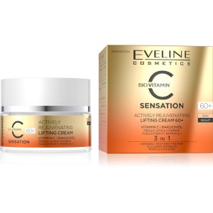 Eveline Cosmetics - Gesichtspflege - C Sensation - Aktiv Verjüngende Lifting Tages & Nachtpflege 60+