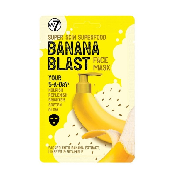 W7 - Gesichtsmaske - Super Skin Superfood - Face Mask - Banana Blast