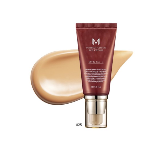 MISSHA - M Perfect Cover BB Cream - SPF42 - No.25/Warm Beige - 50ml