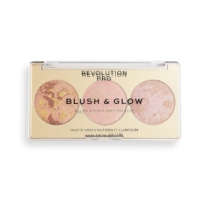 Revolution Pro - Blush- & Highlighterpalette - Blush & Glow Palette - Peach Glow