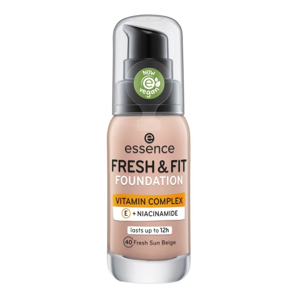 essence - FRESH & FIT FOUNDATION - 40 fresh sun beige