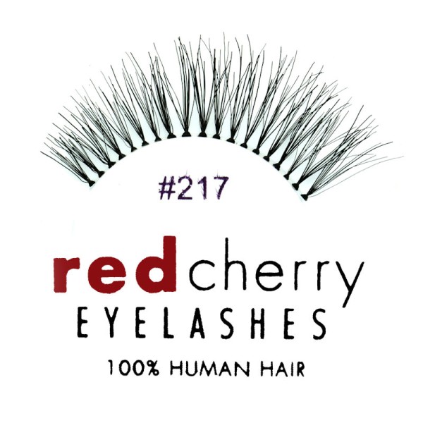 Red Cherry - False Eyelashes No. 217 Trace - Human Hair