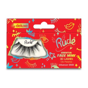 RUDE Cosmetics - 3D Wimpern - Essential Faux Mink Deluxe 3D Lashes - Influencer