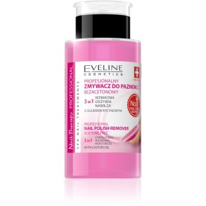 Eveline Cosmetics - Nail Therapy Nail Polish Remover Acetone Free 190Ml