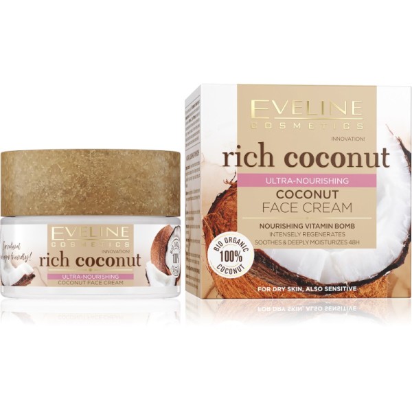 Eveline Cosmetics - Rich Coconut Ultra-Nourishing Coconut Face Cream