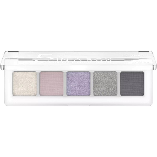 Catrice - Lidschattenpalette - 5 In A Box Mini Eyeshadow Palette 080 - Diamond Lavender Look