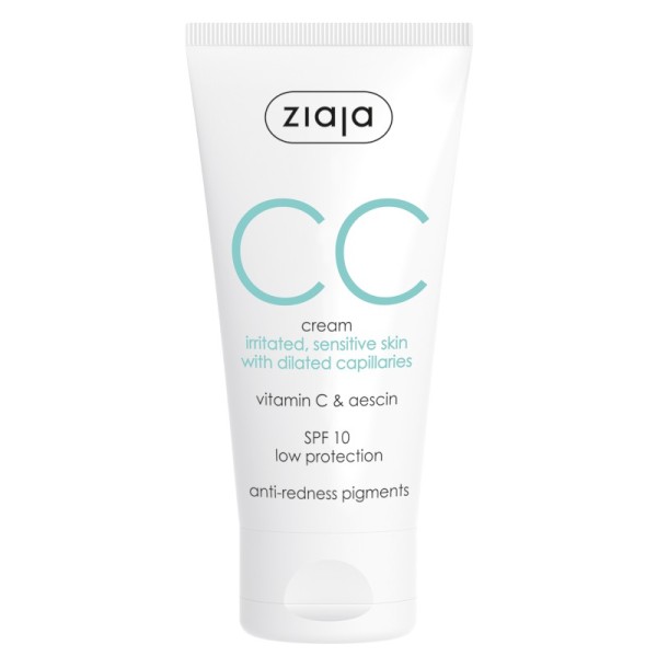 Ziaja - CC Cream - Irritated Sensitive Skin - SPF10