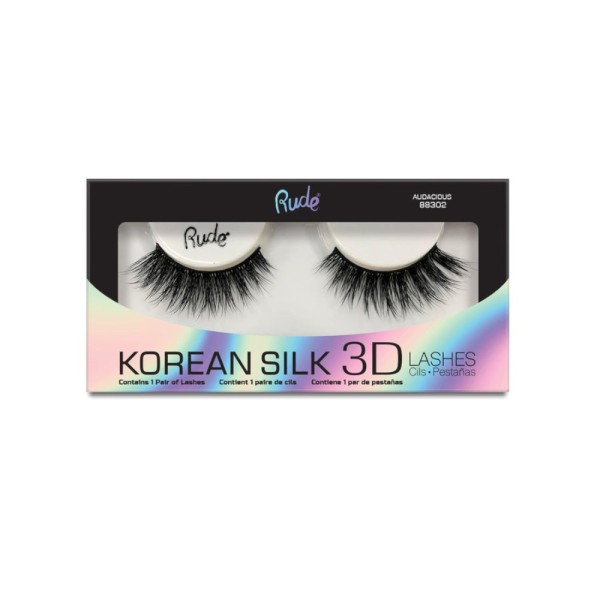 RUDE Cosmetics - Falsche Wimpern - Korean Silk 3D Lashes - Audacious