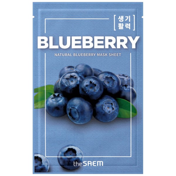the SAEM - Gesichtsmaske - Natural Blueberry Mask Sheet 21ml