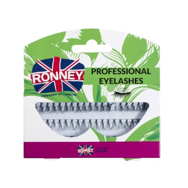Ronney Professional - Single Eyelashes - RL 00031 - Eyelashes 14 mm - Double Flare Long